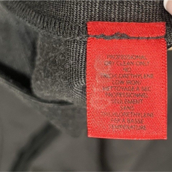 Z Spoke Zac Posen Mini Dress Bodycon Gray Jersey Stretch Fringe Witchy Goth SZ4 - Picture 7 of 10